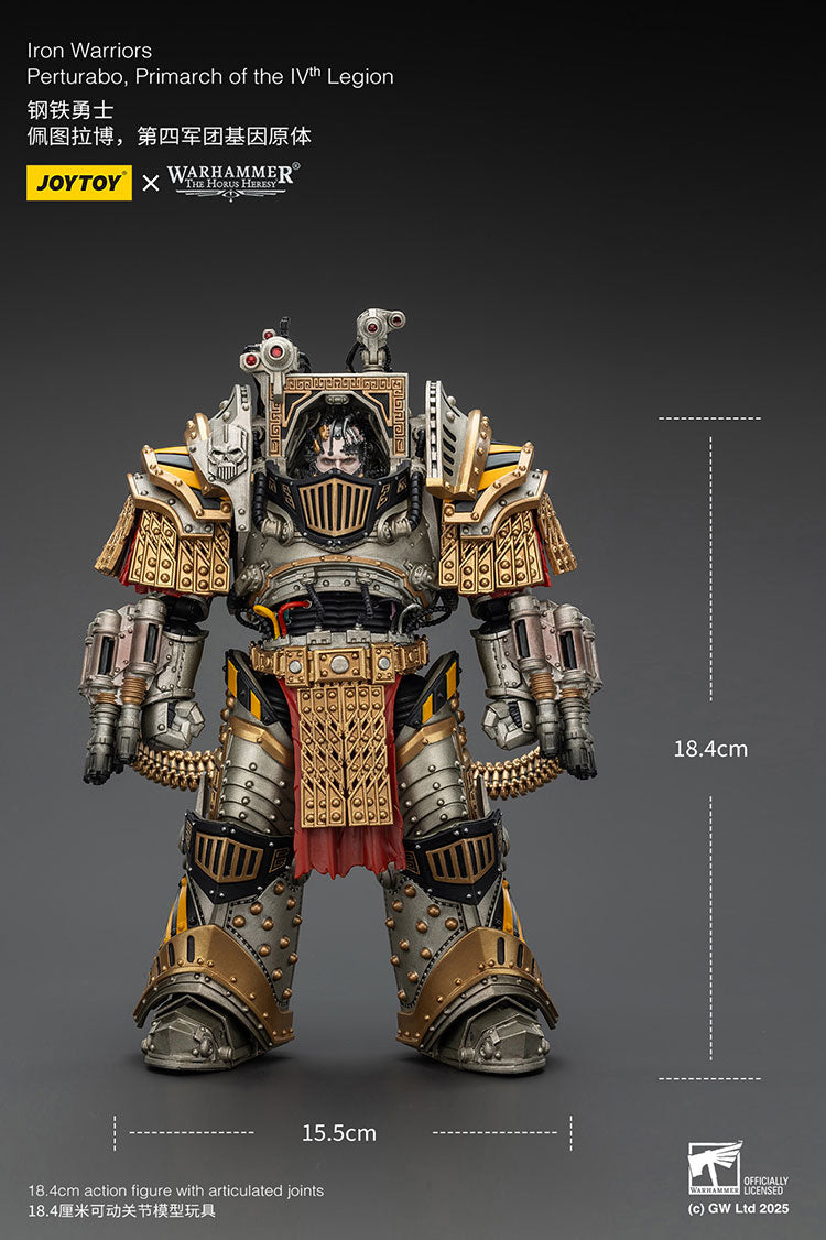 Joytoy 1/18 Warhammer The Horus Heresy Iron Warriors - Perturabo Primarch of the IVth Legion