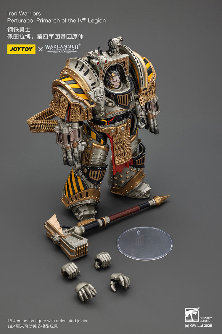 Joytoy 1/18 Warhammer The Horus Heresy Iron Warriors - Perturabo Primarch of the IVth Legion