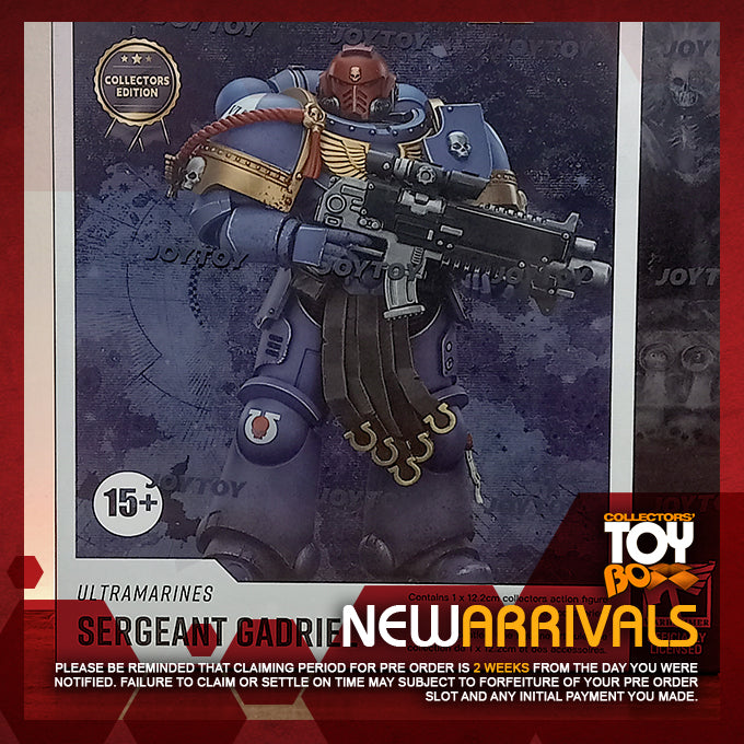 Joytoy Warhammer JOYTOY Figurine Warhammer 40K - Space Marine 2 : Sergent Gadriel Des Ultramarines | Édition Collector 1/18 | Articulée | 15+ Ans Warhammer 40k Space Marine 2