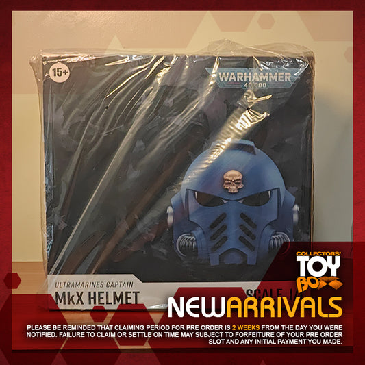 Joytoy Warhammer 40k Ultramarines Captain MkX Helmet