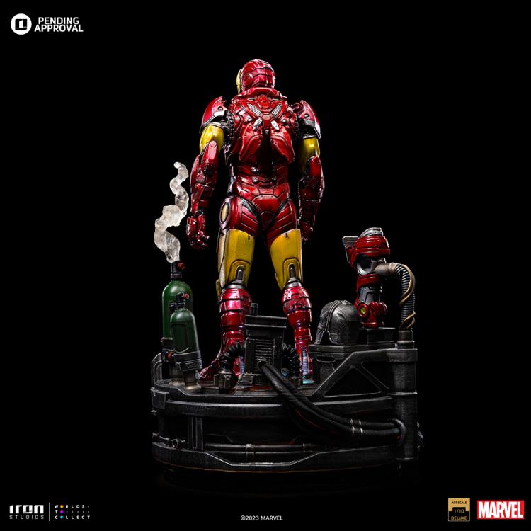 Toy Box Unleashed Iron Studios Art Scale 1/10 Marvel Comics Iron Man Unleashed [Deluxe ...