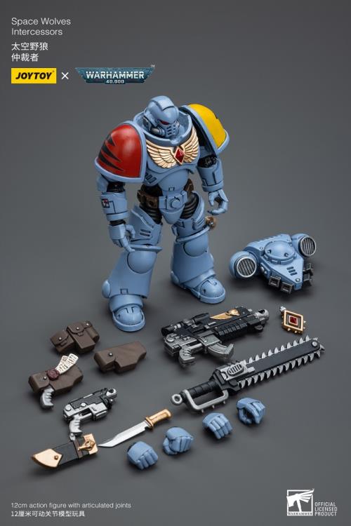 Joytoy 1/18 Warhammer 40K Space Wolves Intercessors with Bolt Rifle (2025)