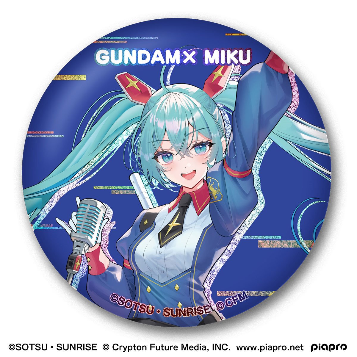 Bandai Namco Gundam x Miku Memorial Can Badge Set