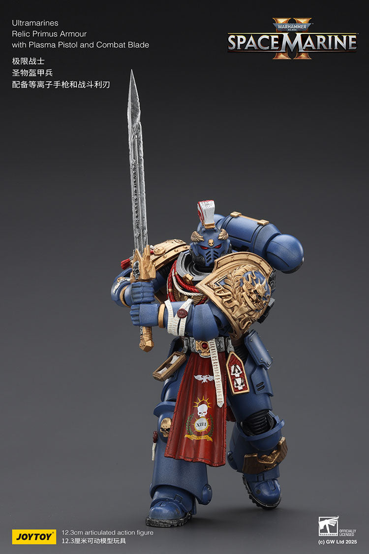 Joytoy 1/18 Warhammer 40k Space Marine Ultramarines - Relic Primus Armour