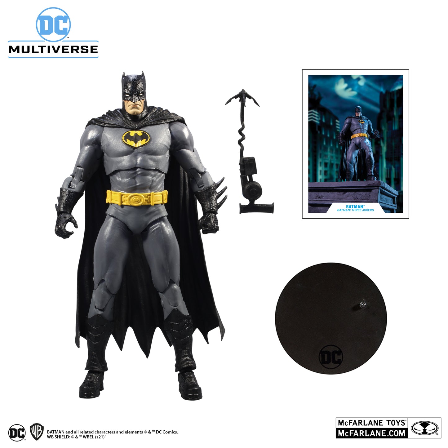 [BUNDLE] McFarlane Toys DC Multiverse Three Jokers Batman + Death of the Family Nightwing Joker