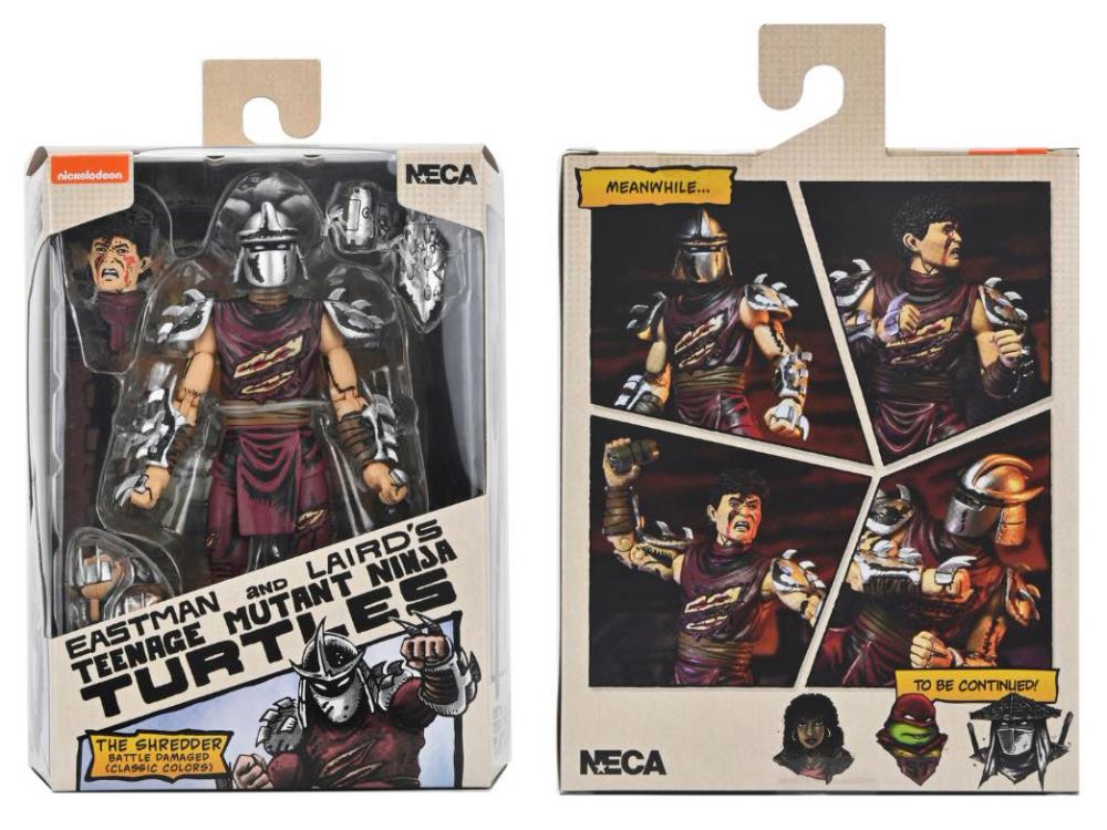 Neca Ultimate Teenage Mutant Ninja Turtles Mirage Comics - Battle Damaged Shredder (Classic Colors)