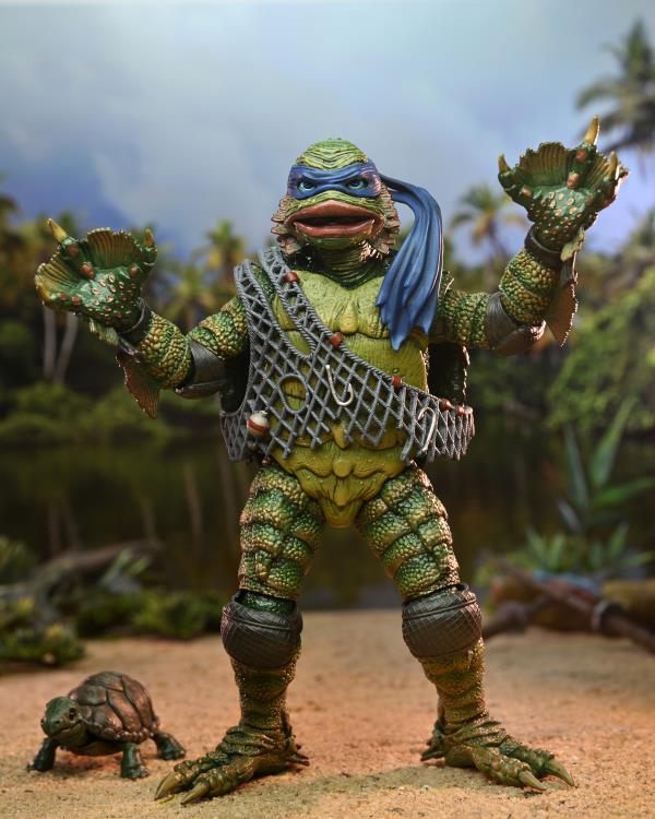 Neca Ultimate Universal Monsters x Teenage Mutant Ninja Turtles - Leonardo as the Creature