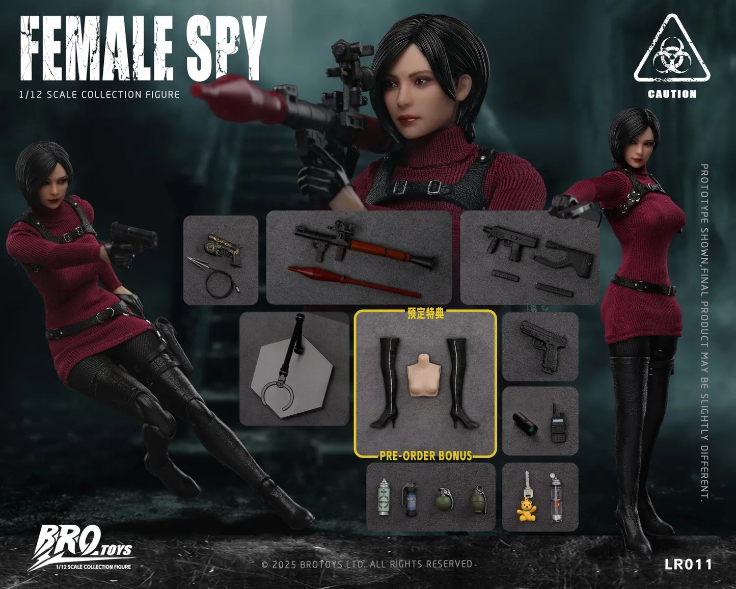 Brotoys 1/12 LR011 Female Spy (Ada Wong)