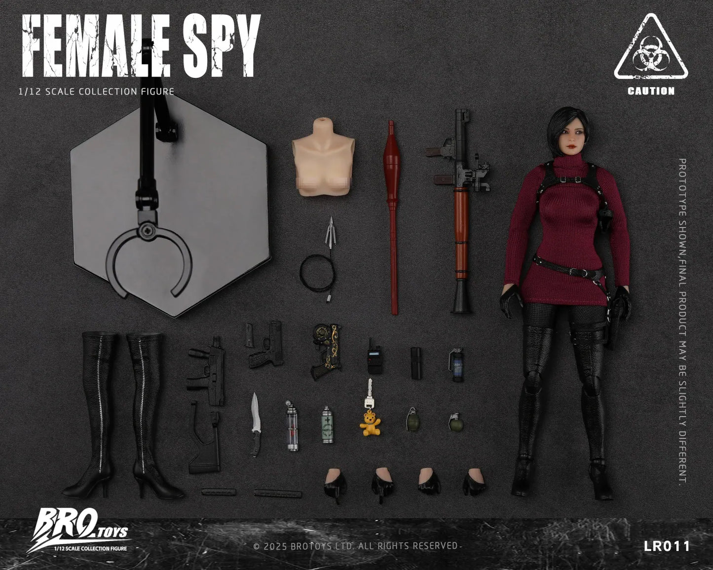 Brotoys 1/12 LR011 Female Spy (Ada Wong)