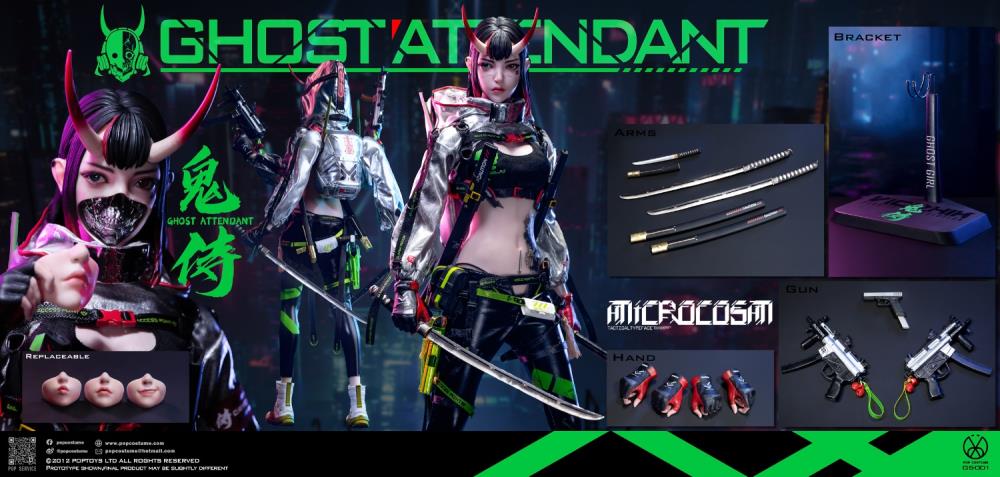 Pop Costume 1/6 GS-001 Ghost Attendant