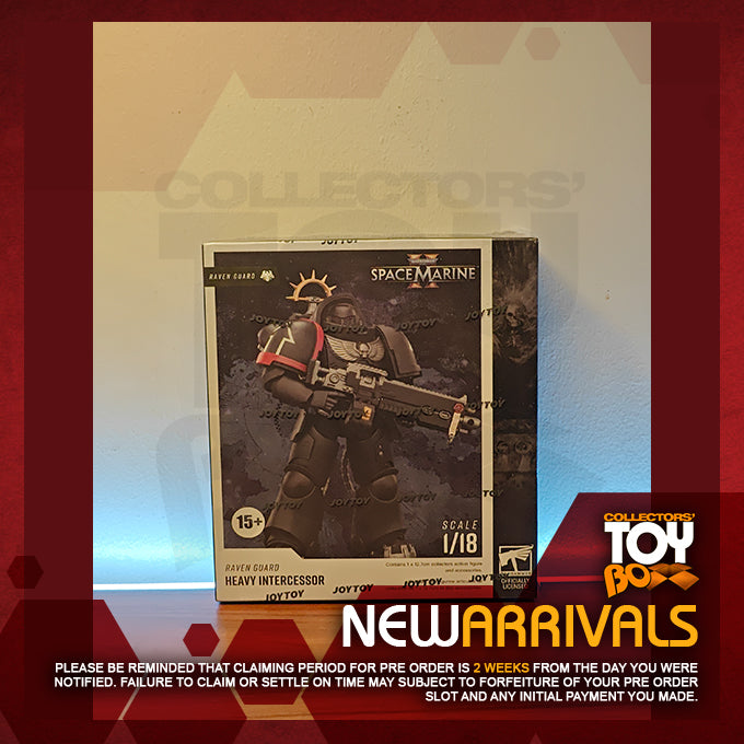 Joytoy 1/18 Warhammer Spacemarine 2 Raven Guard Heavy Intercessors