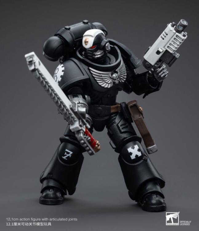 Joytoy 1/18 Warhammer 40K Iron Hands Assault Intercessors Sergeant Kalock