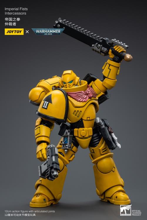 Joytoy 1/18 Warhammer 40K Imperial Fists Intercessors with Auto Bolt Rifle (2025)