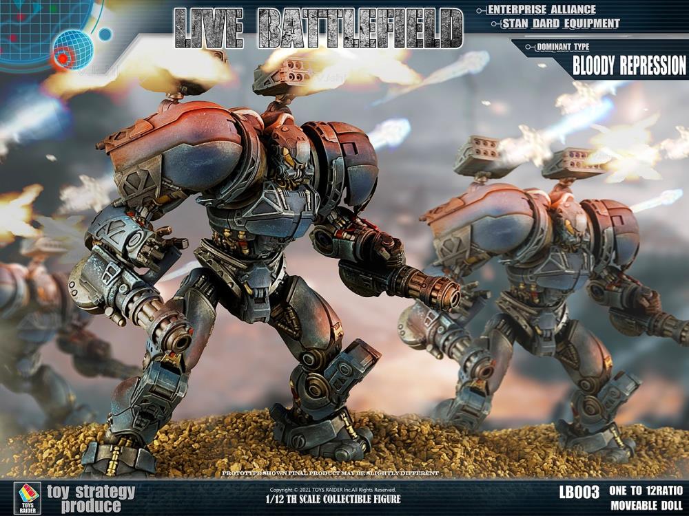 Toys Raider 1/12 Live Battlefield Conqueror Mecha Three Aircraft Formation