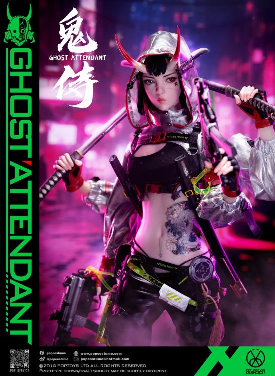 Pop Costume 1/6 GS-001 Ghost Attendant