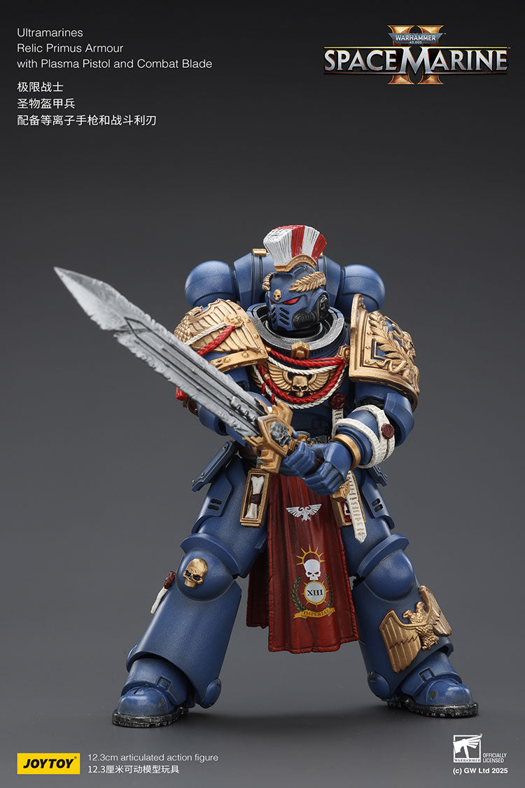 Joytoy 1/18 Warhammer 40k Space Marine Ultramarines - Relic Primus Armour