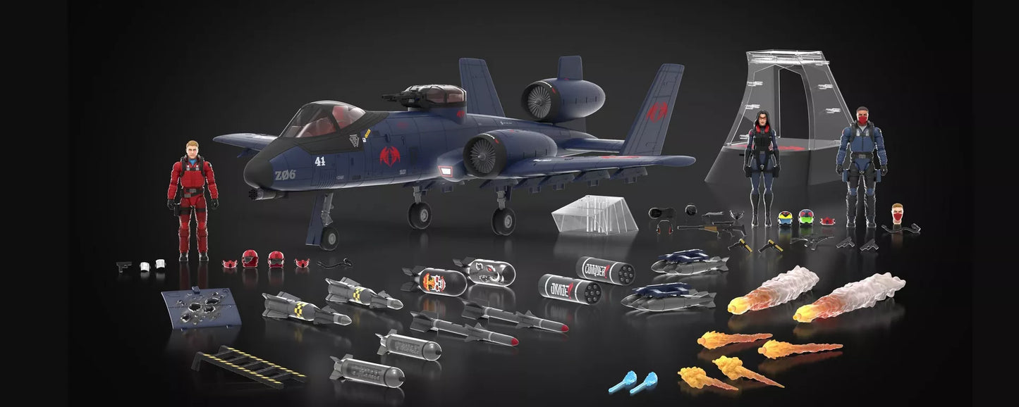 Haslab GI Joe Classified Series - Cobra Rattler Ground Attack Jet