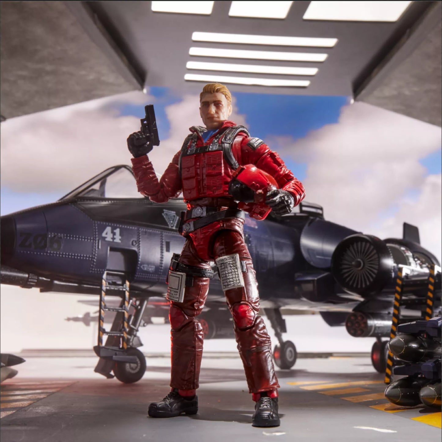 Haslab GI Joe Classified Series - Cobra Rattler Ground Attack Jet