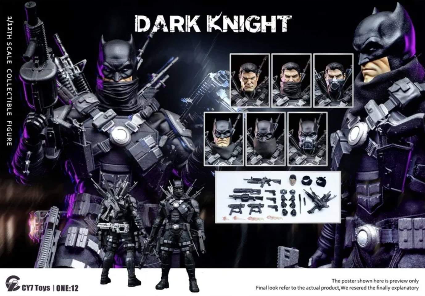 CY7 Toys 1/12 Dark Knight [DC | Batman]