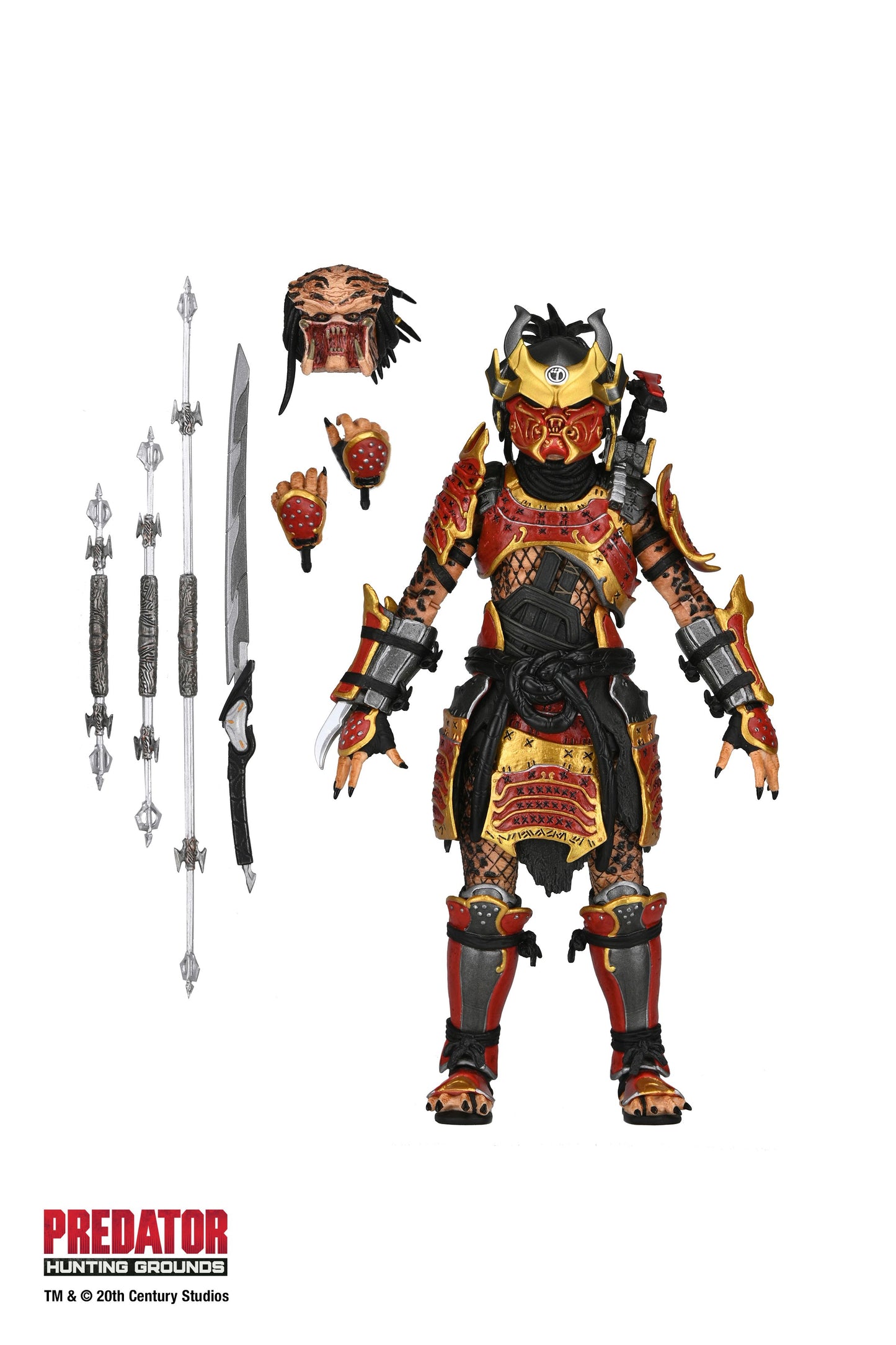 Neca Ultimate Predator Hunting Grounds - Samurai Predator [Box with Dent]