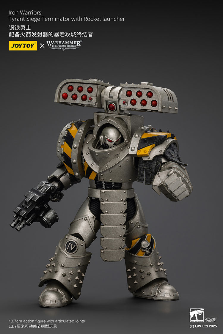 Joytoy 1/18 Warhammer The Horus Heresy lron Warriors - Tyrant Siege Terminator with Rocket Launcher