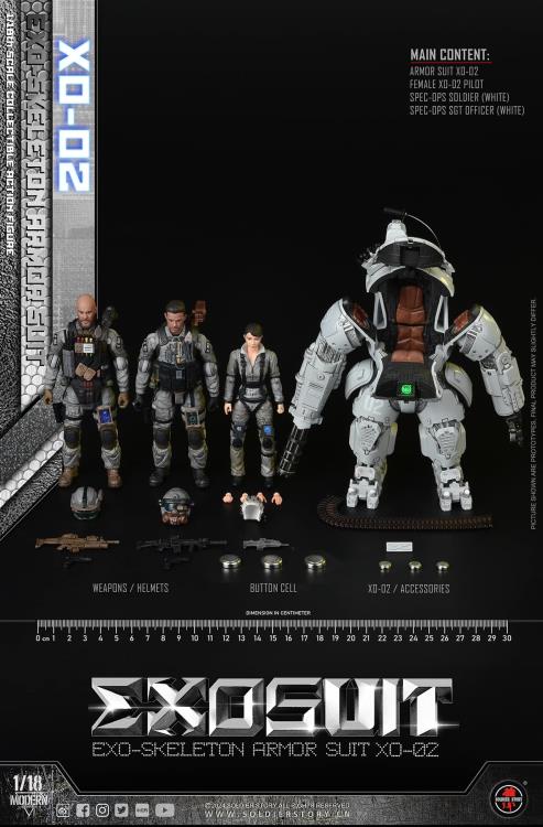 Soldier Story 1/18 EXO - XO-02 Skeleton Armor Suit