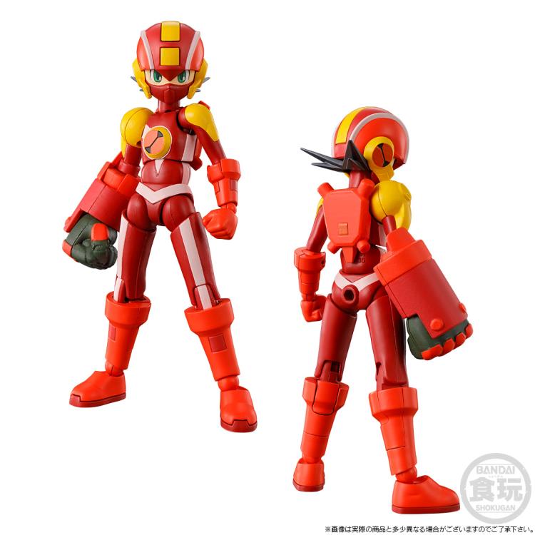 SMP Megaman Battle Network Heat Guts and Wood Shield Set [Model Kit]