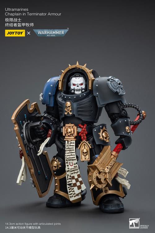 Joytoy 1/18 Warhammer 40k Ultramarines - Chaplain in Terminator Armour