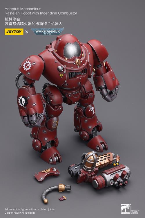 Joytoy 1/18 Warhammer 40k Adeptus Mechanicus Kastelan Robot with Incendine Combustor