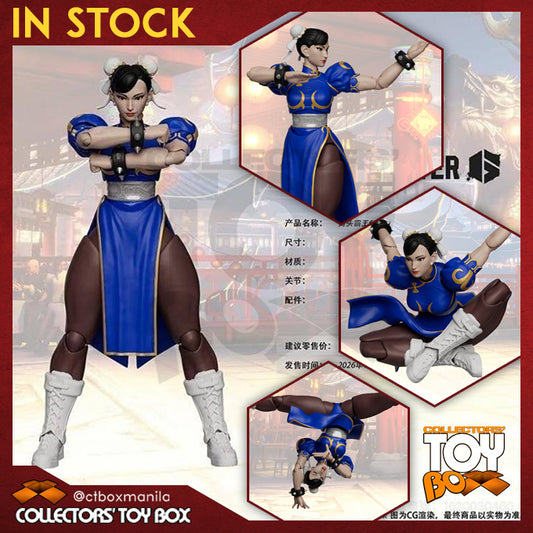 52Toys 1/12 Street Fighter 6 - Chun-Li (Outfit 2 - Blue)