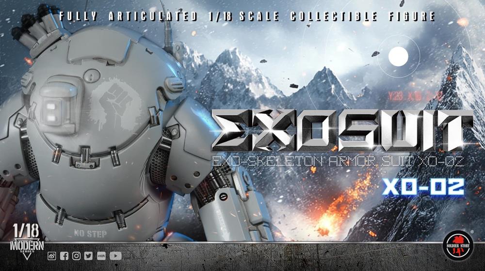 Soldier Story 1/18 EXO - XO-02 Skeleton Armor Suit