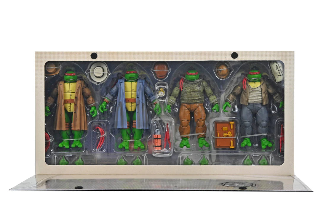 Neca Ultimate Teenage Mutant Ninja Turtles Mirage Comics - Gangster Turtles 4 Pack