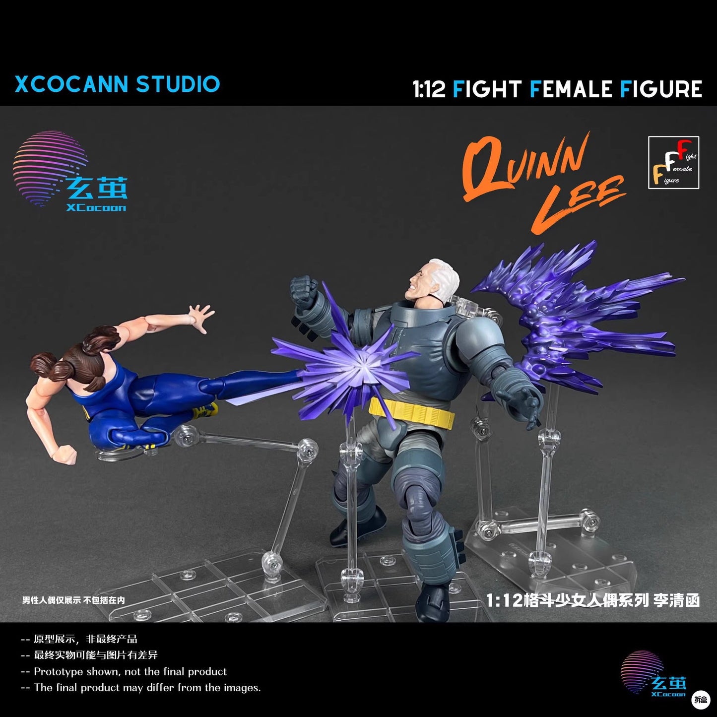 Xcocann Studio 1/12 Quinn Lee + Mountain Moon PJ01 Block Accessory Kit