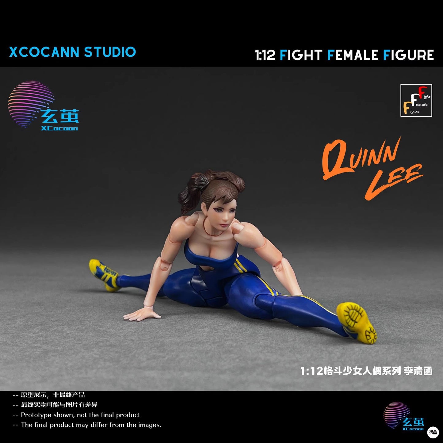 Xcocann Studio 1/12 Quinn Lee + Mountain Moon PJ01 Block Accessory Kit