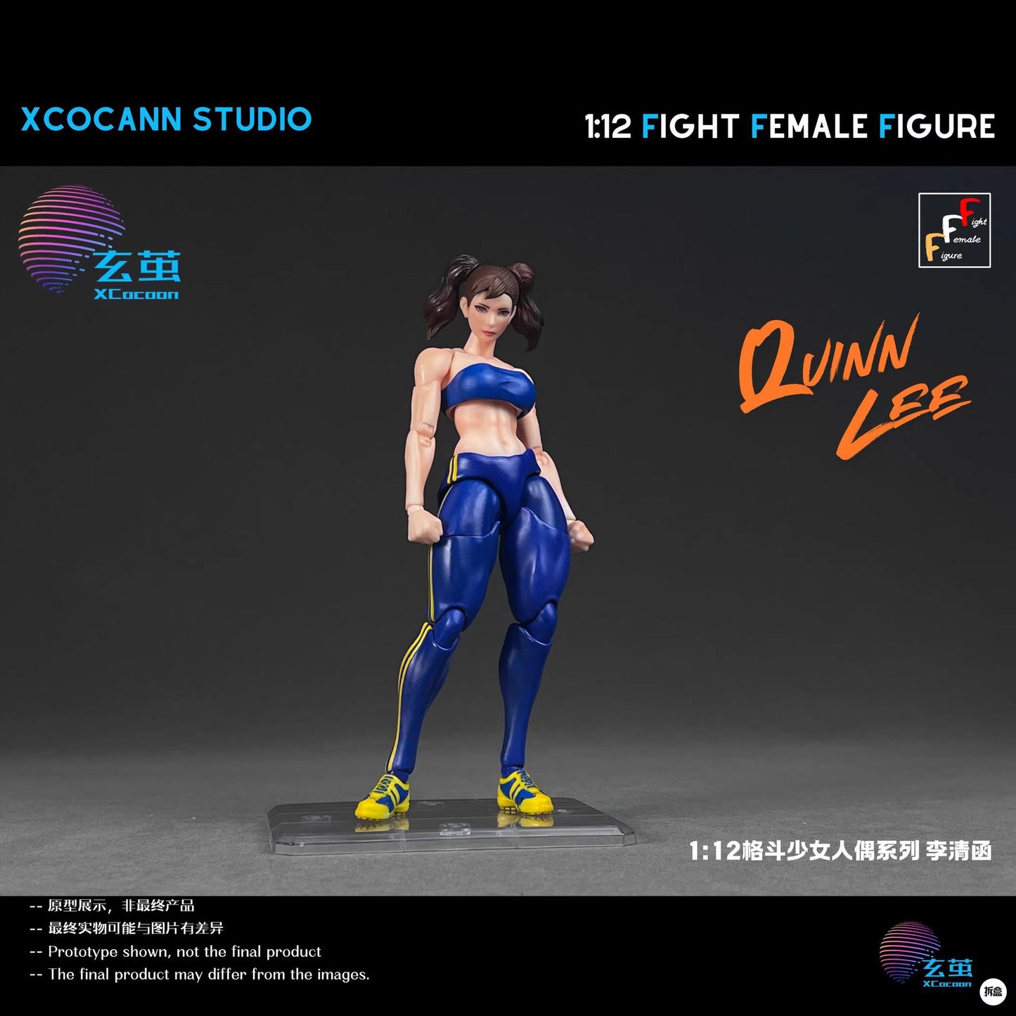 Xcocann Studio 1/12 Quinn Lee + Mountain Moon PJ01 Block Accessory Kit