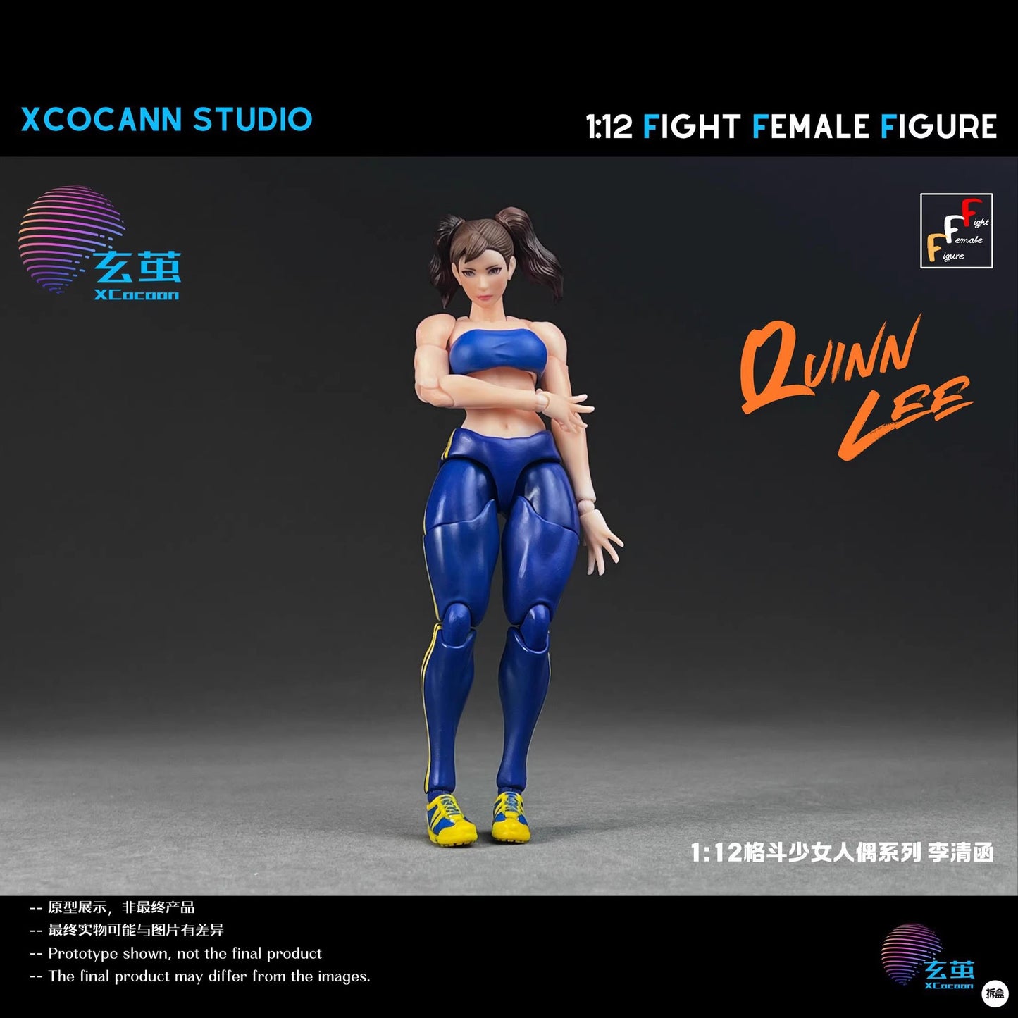Xcocann Studio 1/12 Quinn Lee + Mountain Moon PJ01 Block Accessory Kit