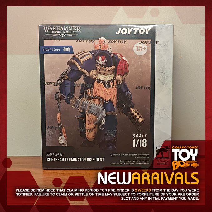 Joytoy 1/18 Warhammer The Horus Heresy Night Lords - Contekar Terminator Dissident