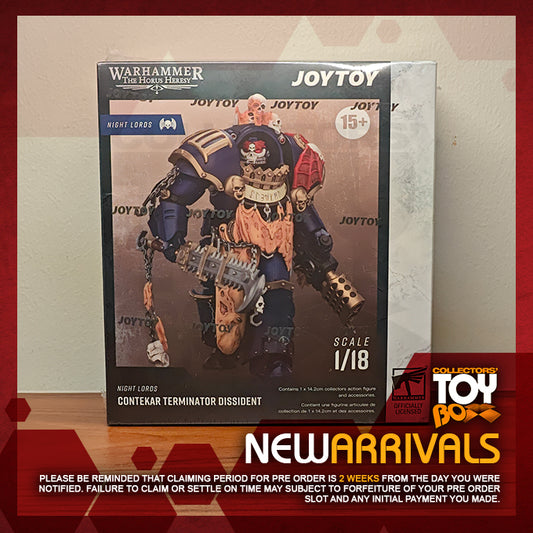 Joytoy 1/18 Warhammer The Horus Heresy Night Lords - Contekar Terminator Dissident