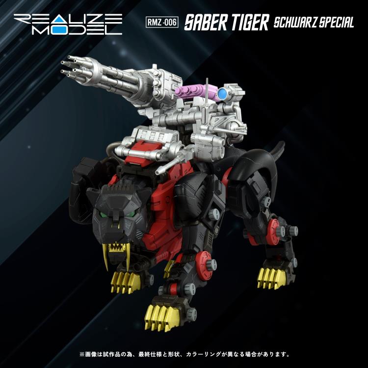 Takara Tomy Realize Model Zoids RMZ-006 - Saber Tiger Schwarz Special [Model Kit]