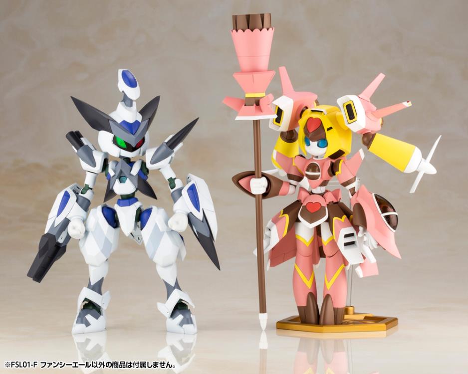 [BUNDLE] Kotobukiya Medabots KWG-00M Head Scissors (Rokusho) + FSL01-F Fancyaile [Model Kit]