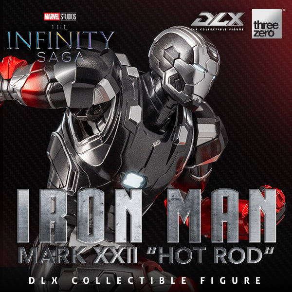 Threezero DLX Marvel Studios The Infinity Saga - Iron Man Mark 22 Hot Rod