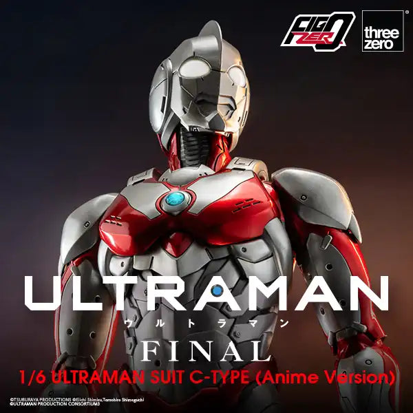 Threezero FigZero 1/6 Ultraman - Ultraman C-Type (Anime Version)