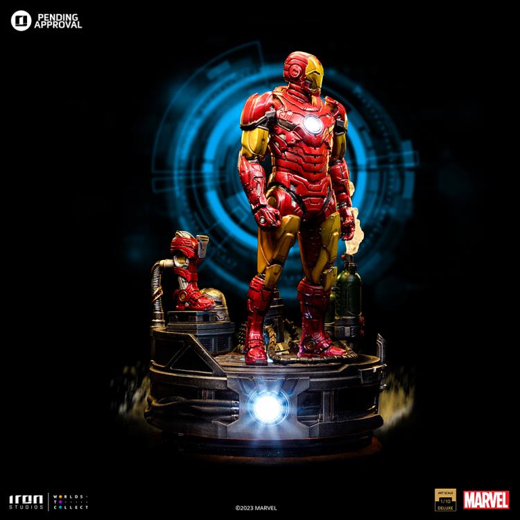 Iron Studios Art Scale 1/10 Marvel Comics Iron Man Unleashed