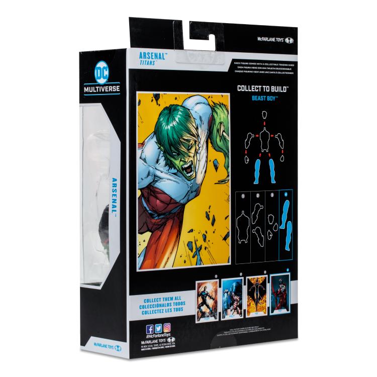 [BUNDLE] McFarlane Toys DC Multiverse Titans Set (Beast Boy Build-A) 5 Figures