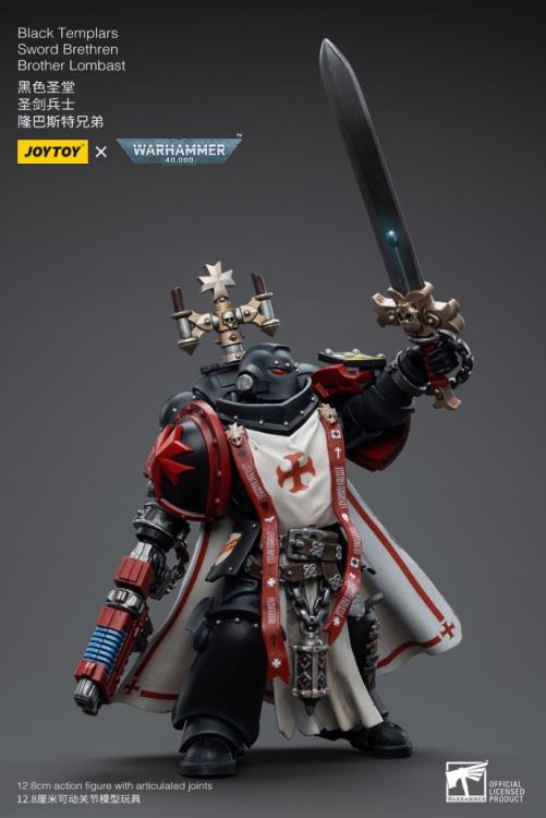 Joytoy 1/18 Warhammer 40K Black Templars Sword Brethren Brother Lombast