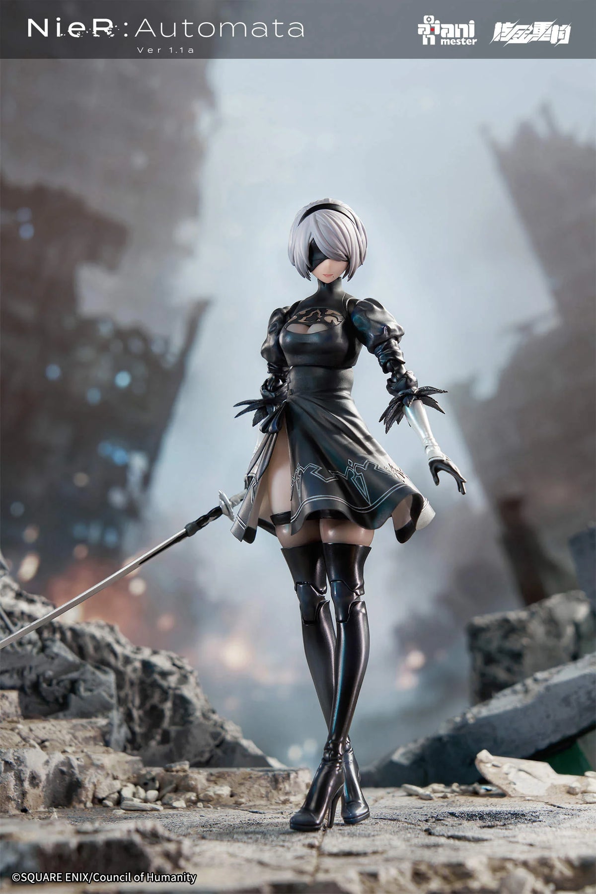Animester Nuclear Gold Reconstruction 1/9 Nier Automata Ver 1.1a - 2B