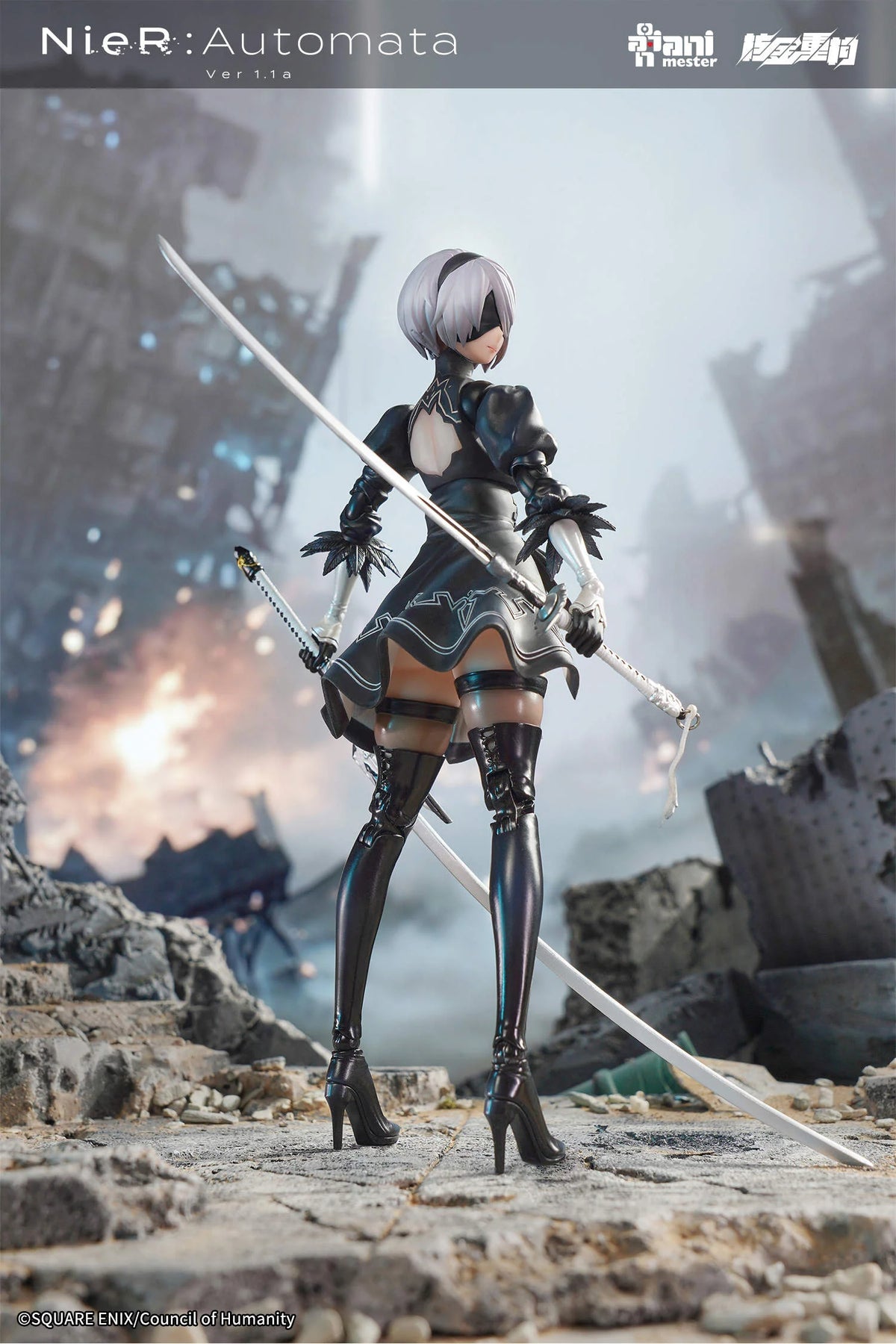 Animester Nuclear Gold Reconstruction 1/9 Nier Automata Ver 1.1a - 2B