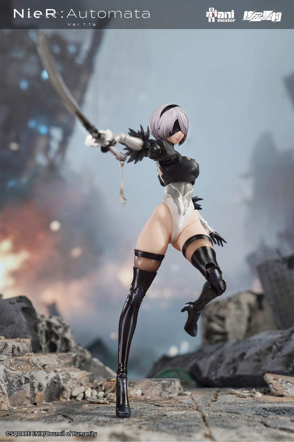 Animester Nuclear Gold Reconstruction 1/9 Nier Automata Ver 1.1a - 2B