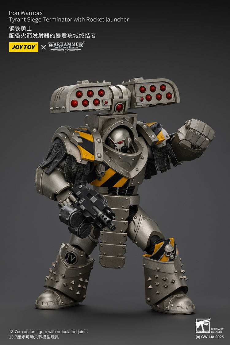 Joytoy 1/18 Warhammer The Horus Heresy lron Warriors - Tyrant Siege Terminator with Rocket Launcher