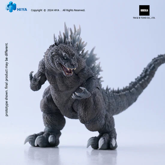 Hiya Toys Exquisite Basic Godzilla, Mothra and King Ghidorah: Giant Monsters All-Out Attack 2001 - Godzilla [Dented Box]